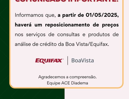 Reposicionamento de Preços – Consultas e Produtos Boa Vista/Equifax