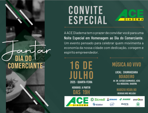 JANTAR DIA DO COMERCIANTE – ACE DIADEMA 2025