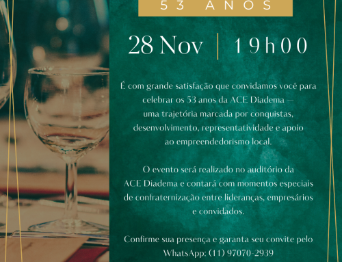 Convite Especial — 53 anos da ACE Diadema